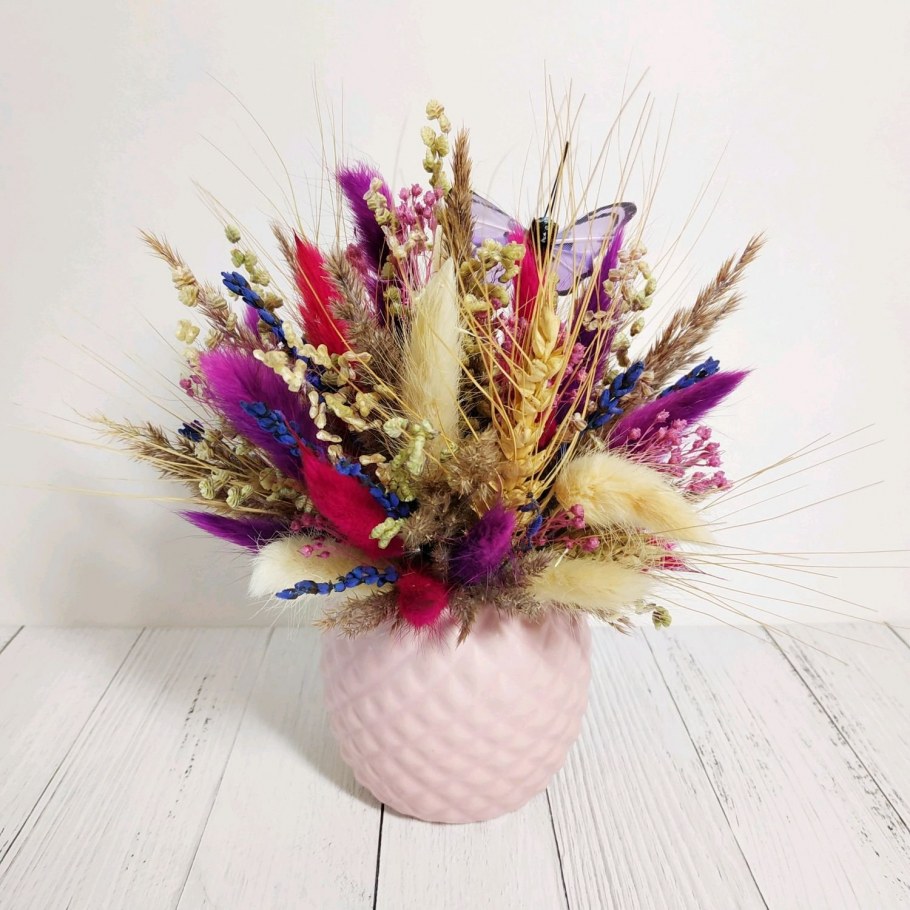 Интерьерные композиции из сухоцветов
