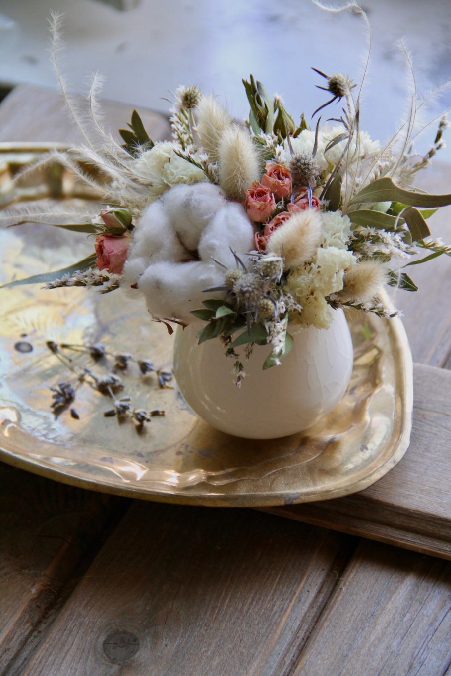 Композиция из сухоцвето