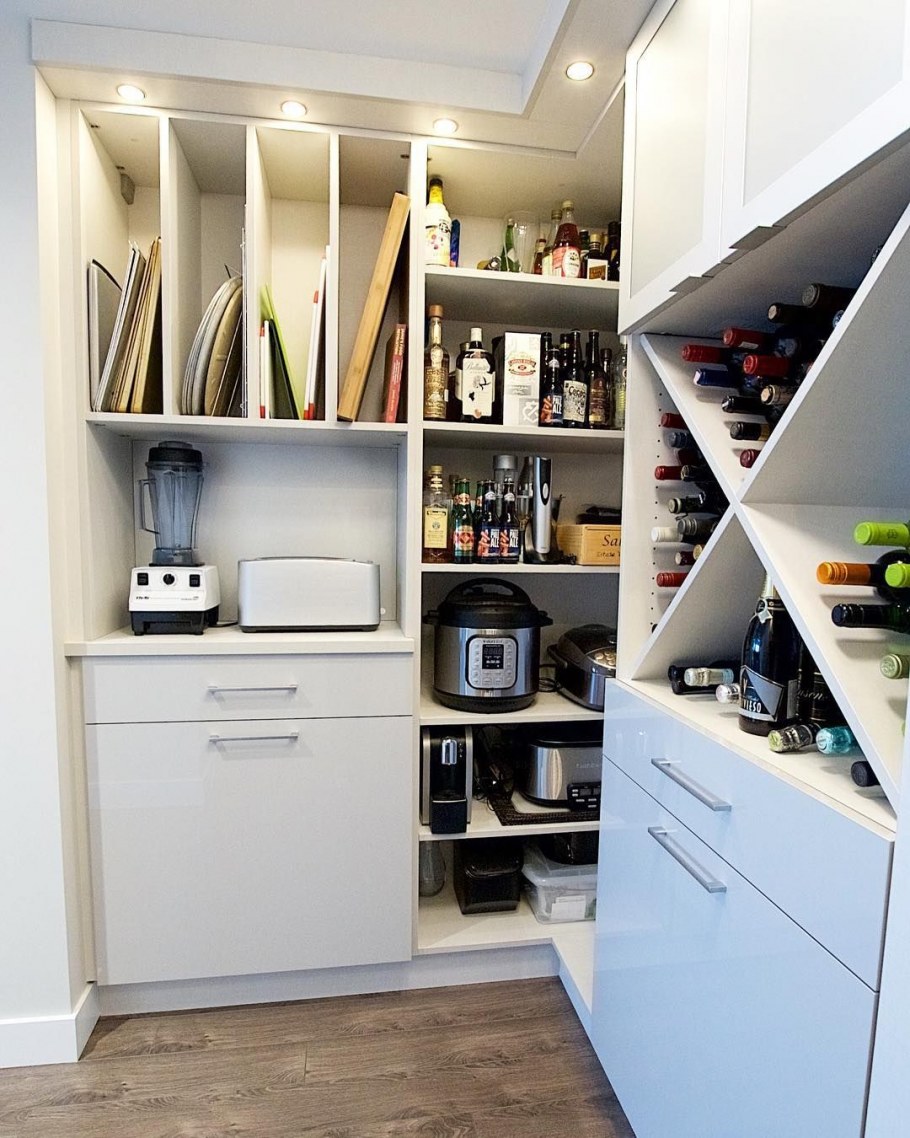 Кладовка с платьями