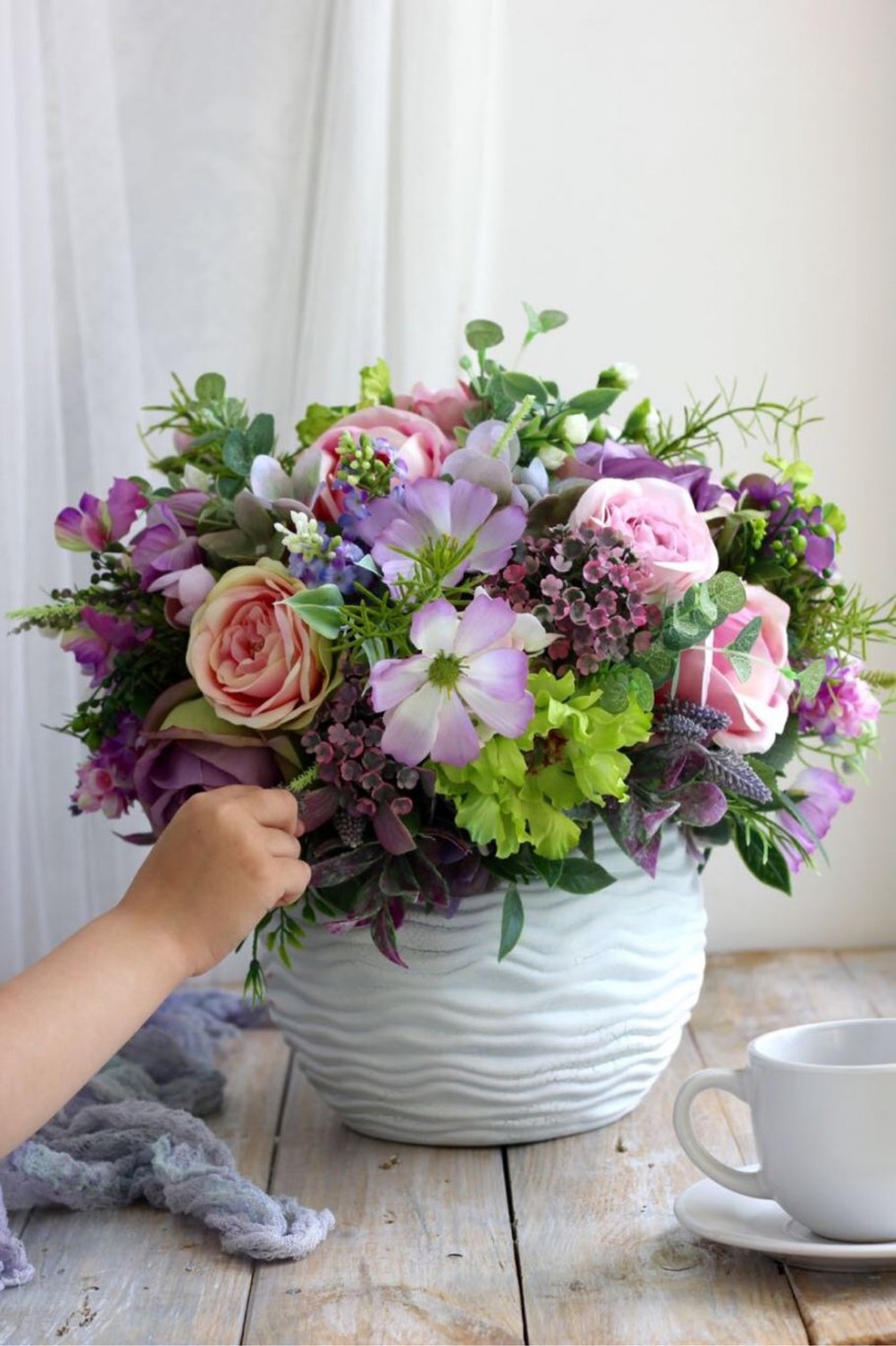 Букет в интерьере