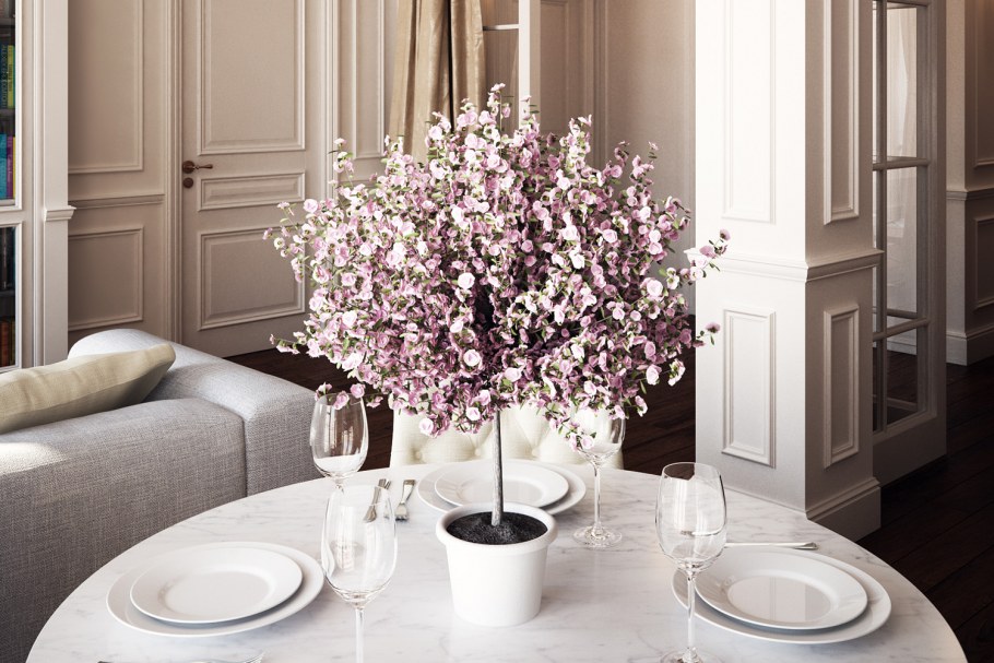 Цветочный интерьер