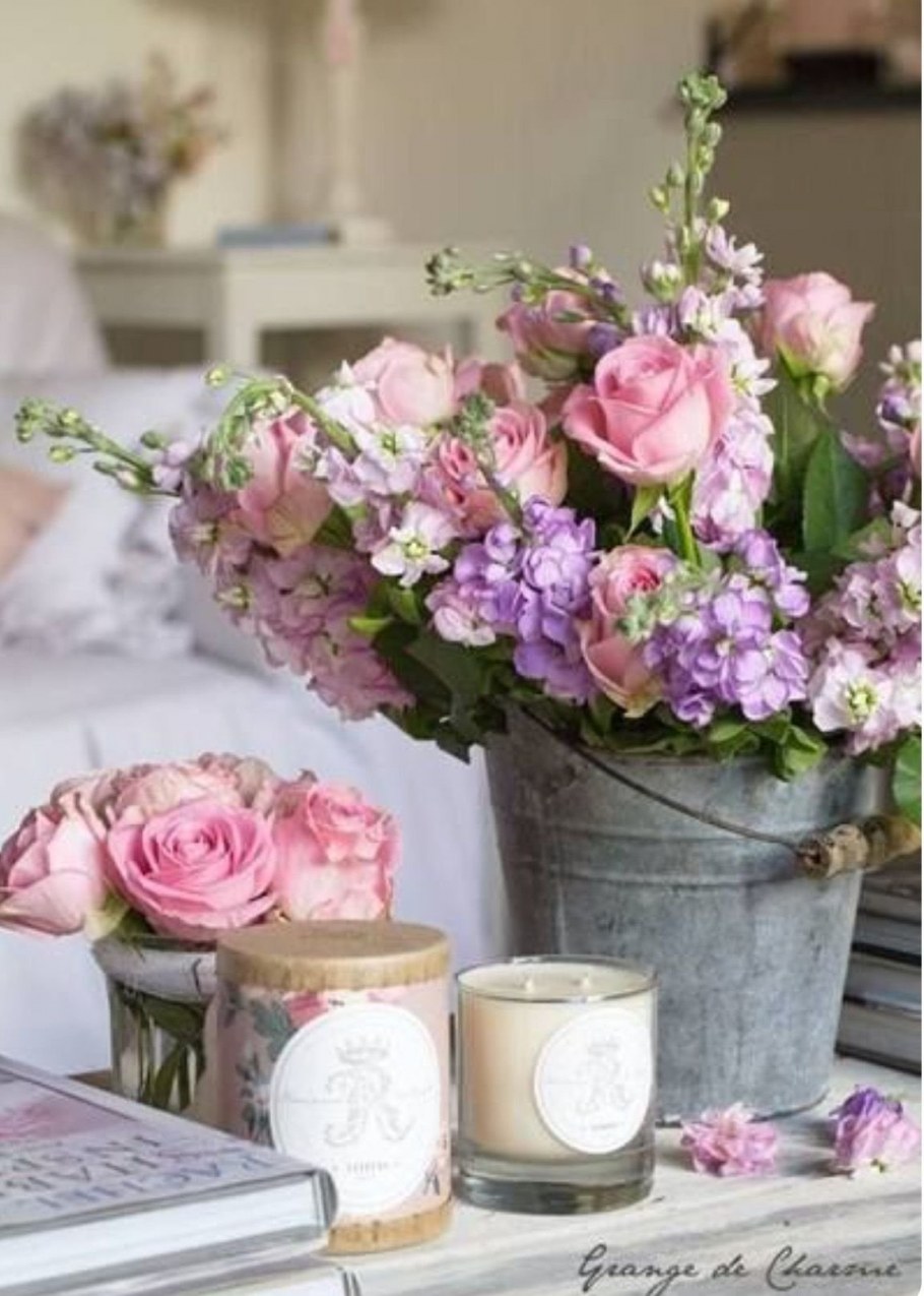 Цветы в стиле шебби Шик