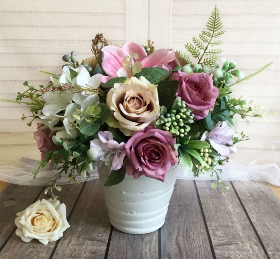 Интерьерные цветочные композиции