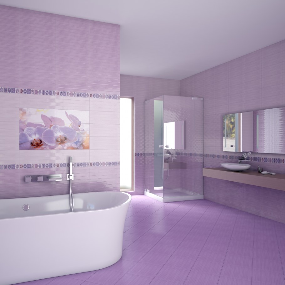 Краска для стен фиолетовая матовая