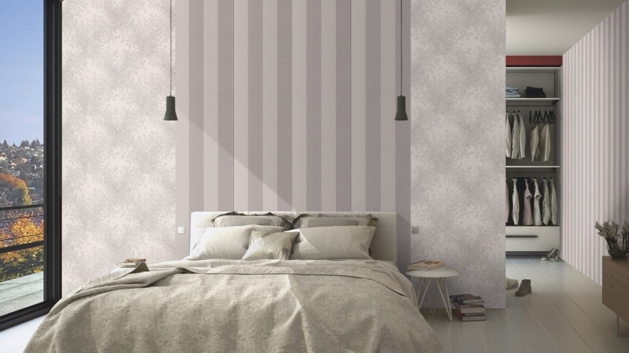 Сочетание обоев в интерьере