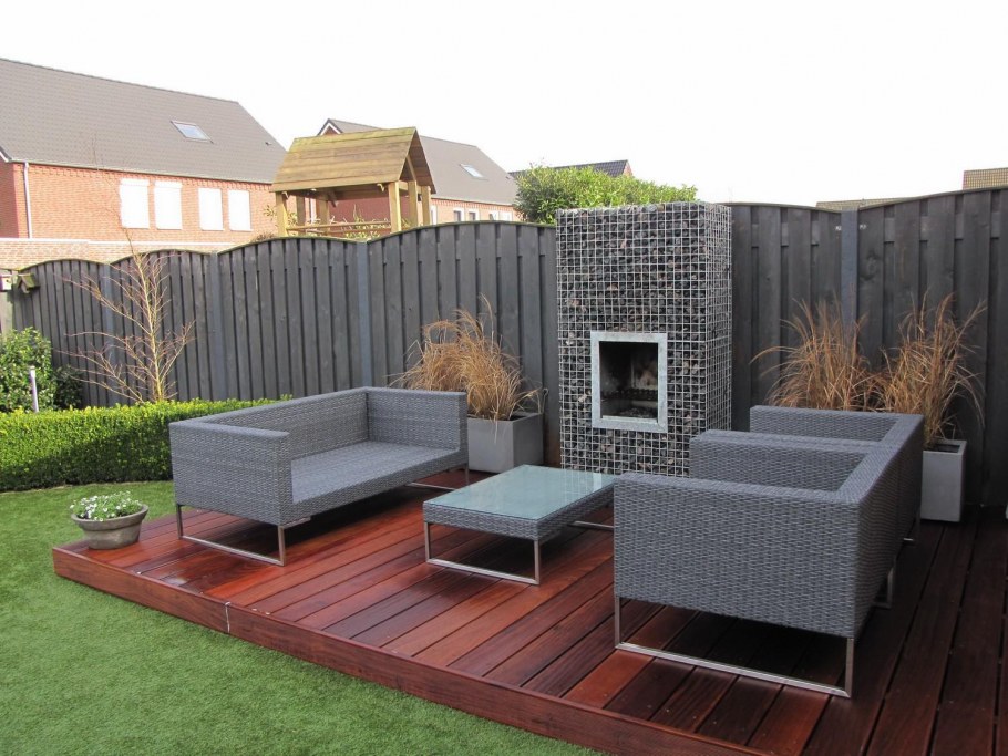 Беседки для дачи из габиона