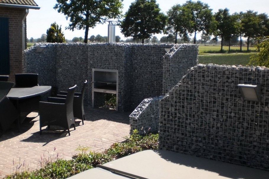 Габионы мангальные зоны