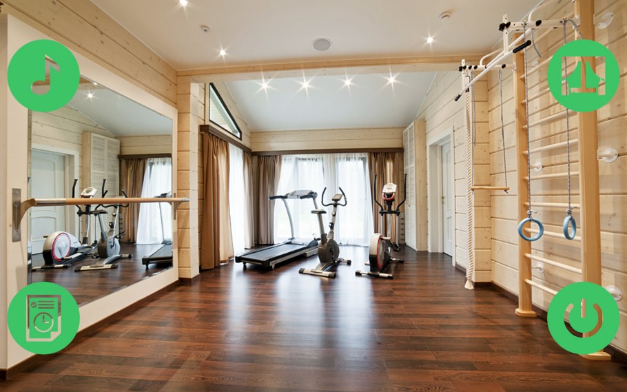 Спортзал в гостиной