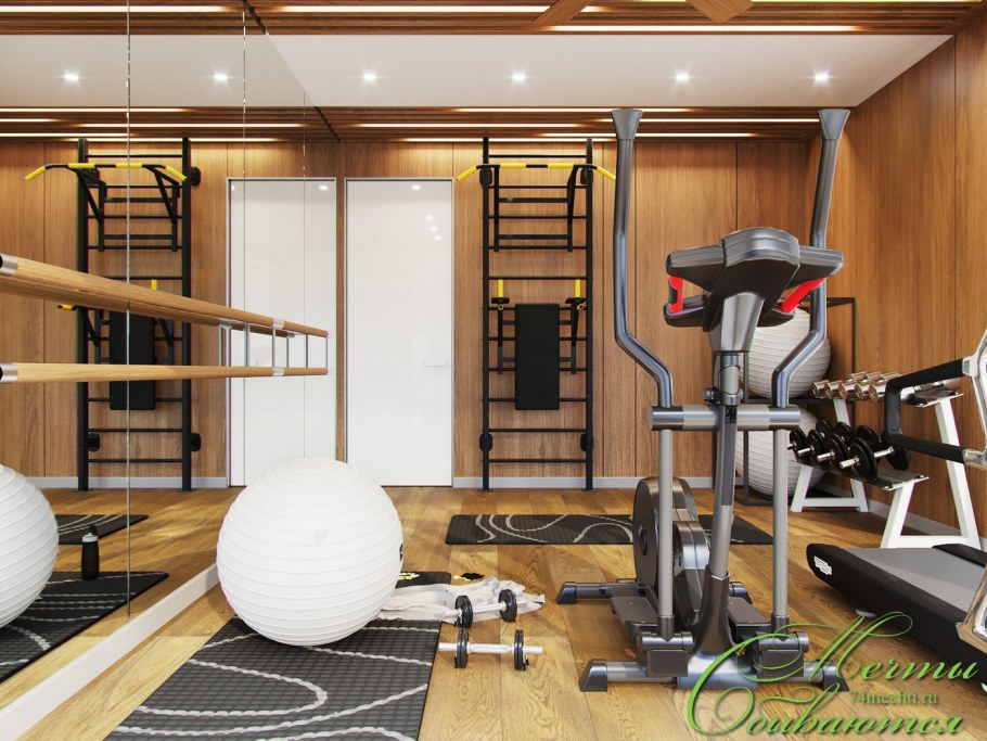 Мини спортзал проект домашний