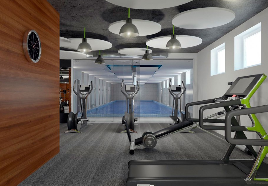 Тренажерный зал в офисе