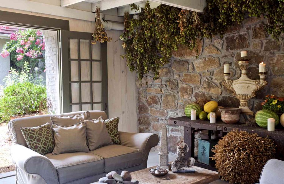 Природный интерьер