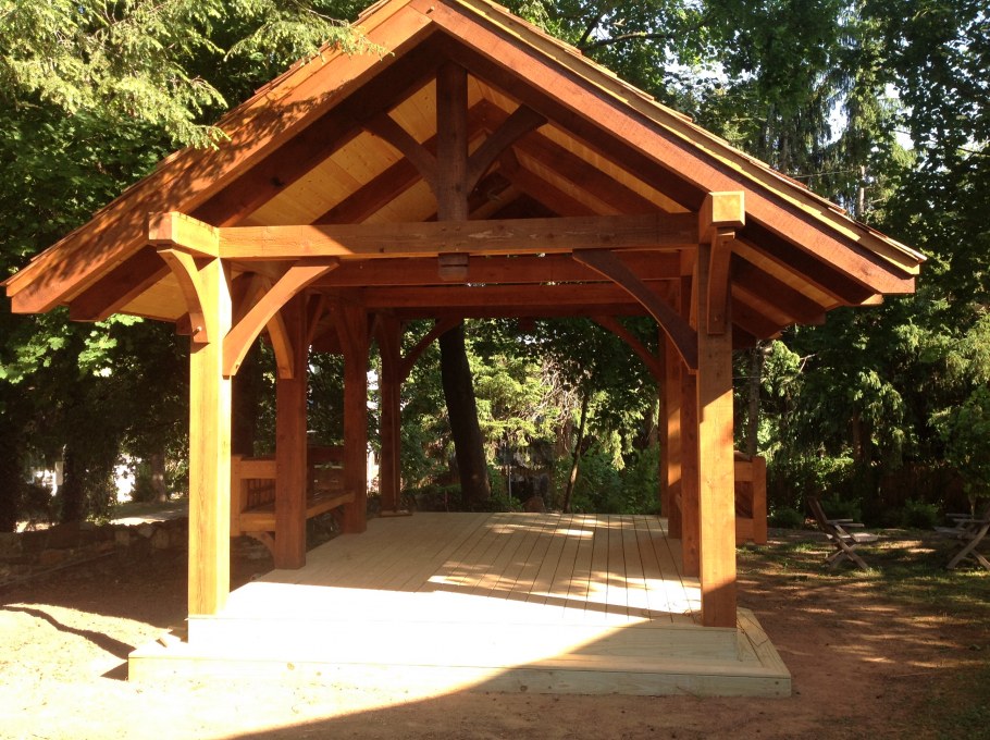 Летняя кухня Тимбер фрейм