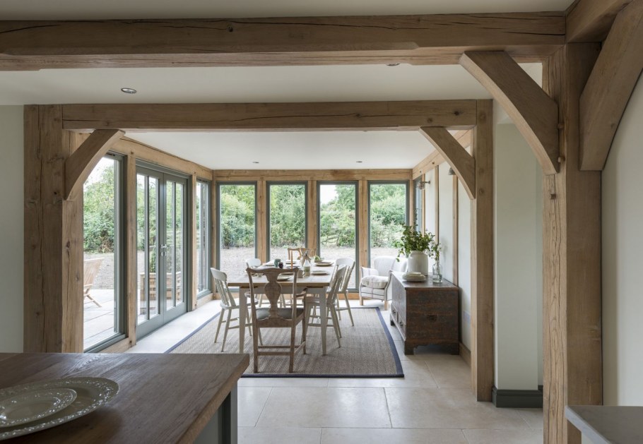 Post and Beam отделка внутри