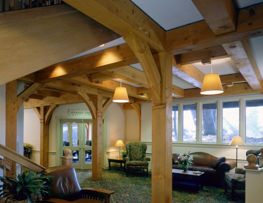 Фахверк с аркой