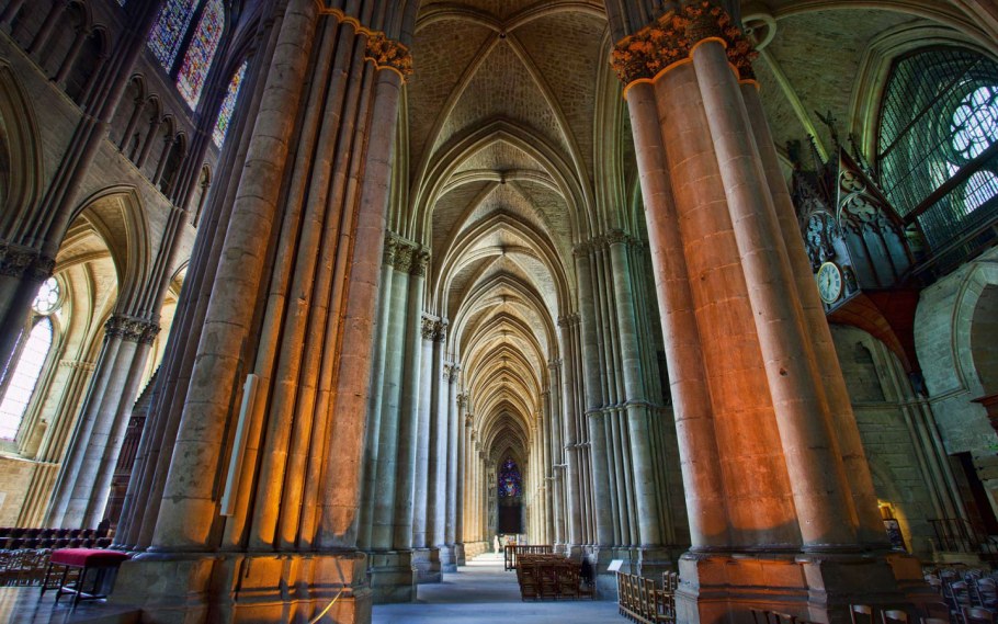 Нотр дам де пари собор нефы