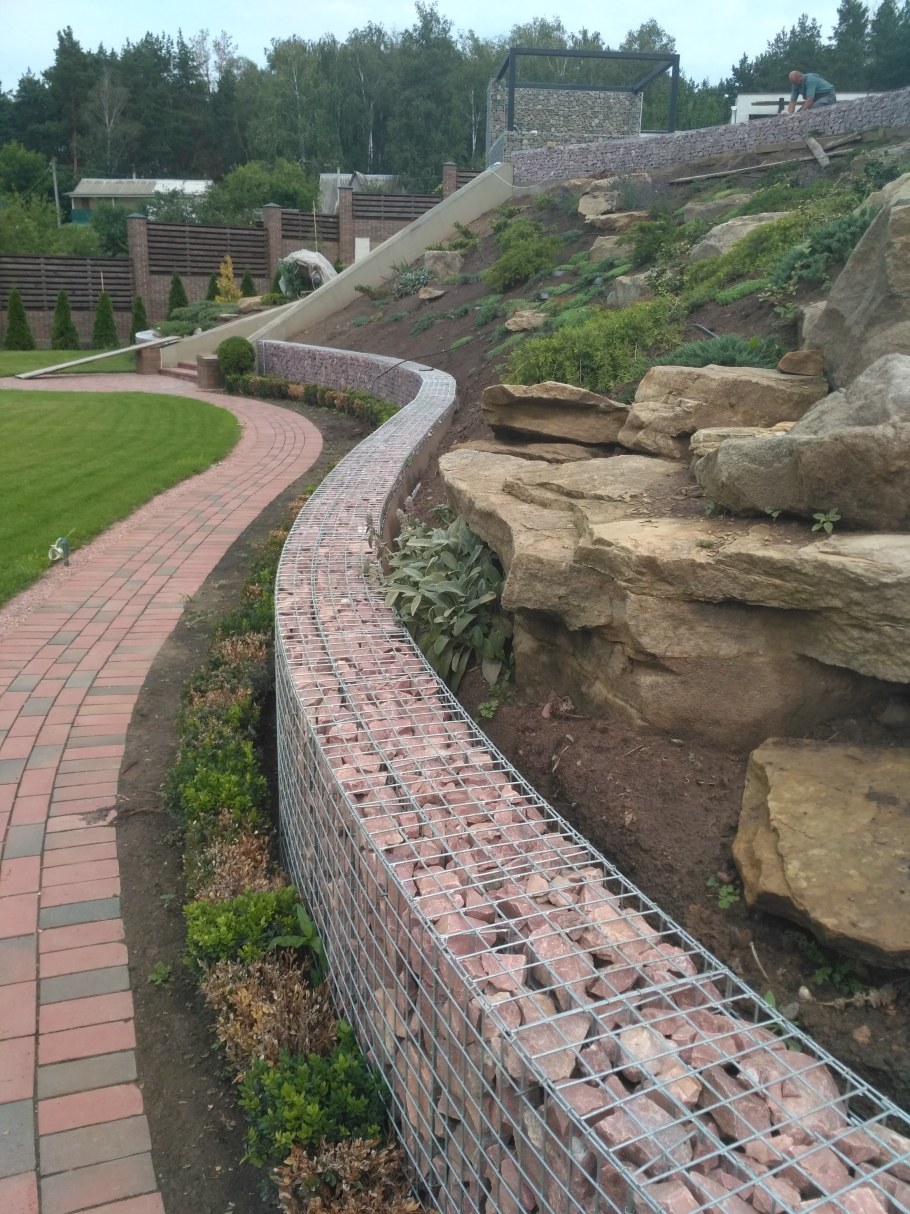 Габионный амфитеатры