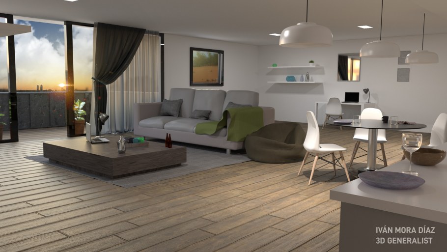 3д визуализация квартиры