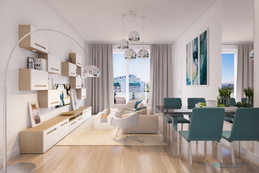 Визуализация квартиры студии