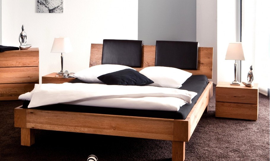 Стильные деревянные кровати