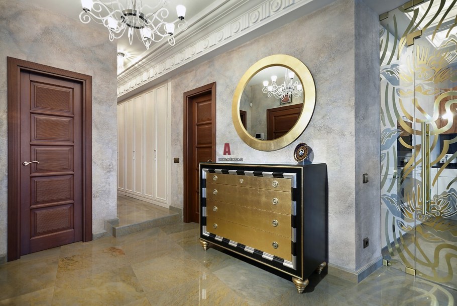 Входная группа в стиле арт деко