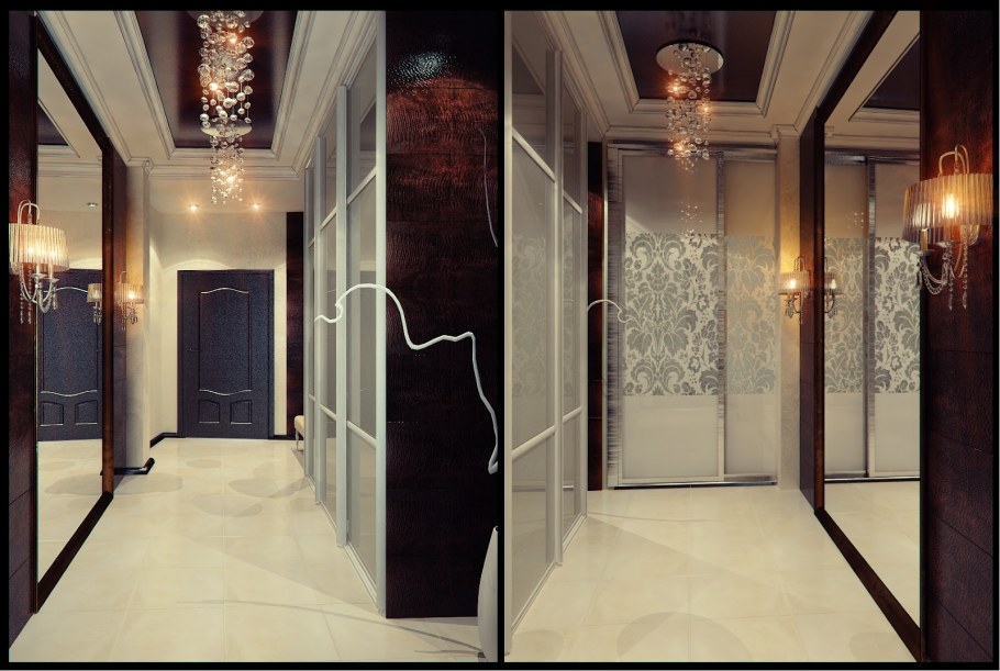 Интерьер коридора в стиле арт деко