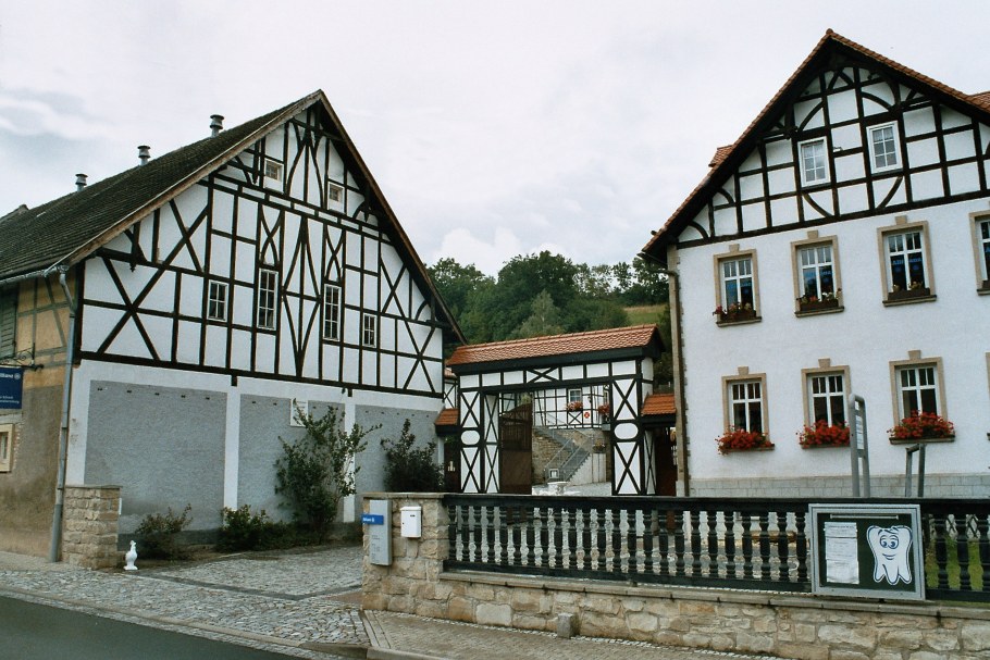 Сельский дом в Германии фахверк