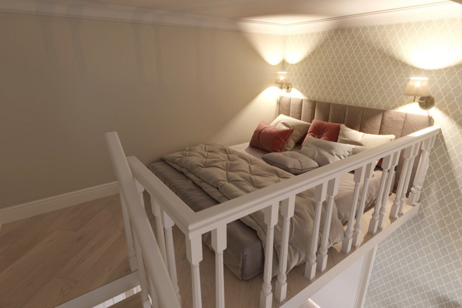 Планировка спальни с детской кроваткой