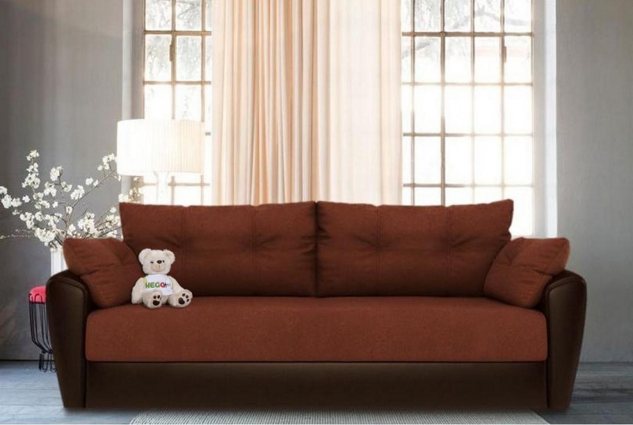 Диван шоколадного цвета