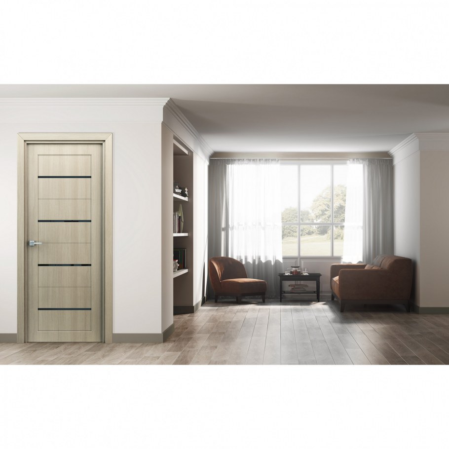 Светлые двери экошпон и светлый пол