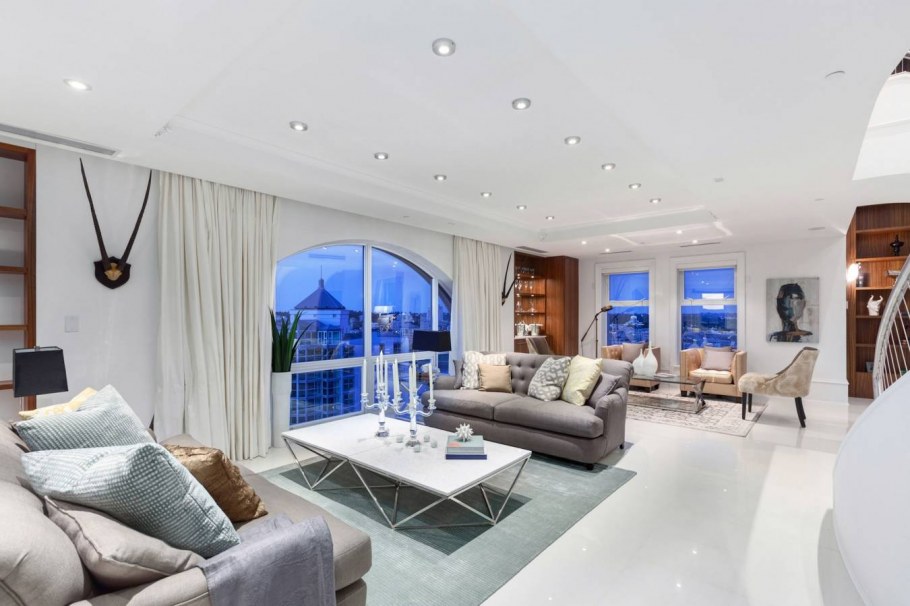 Пентхаус интерьер лакшери