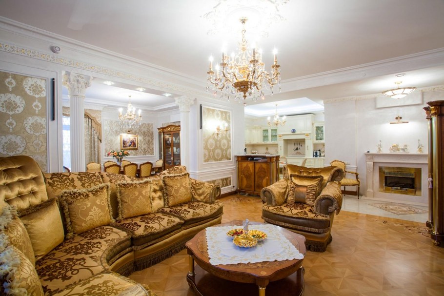 Рояль в интерьере гостиной