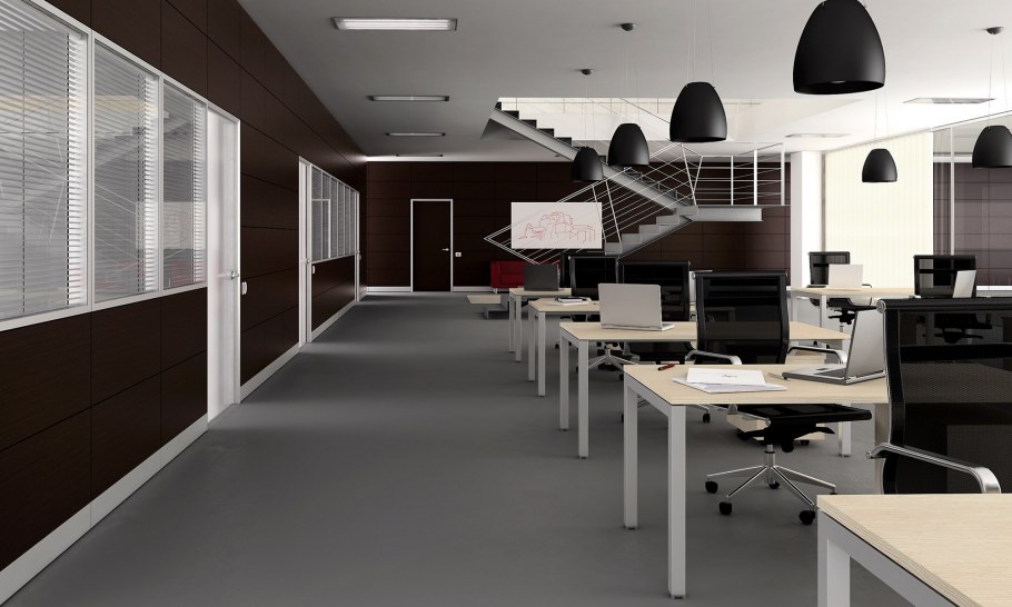 Дизайн офисного кабинета на 7 рабочих