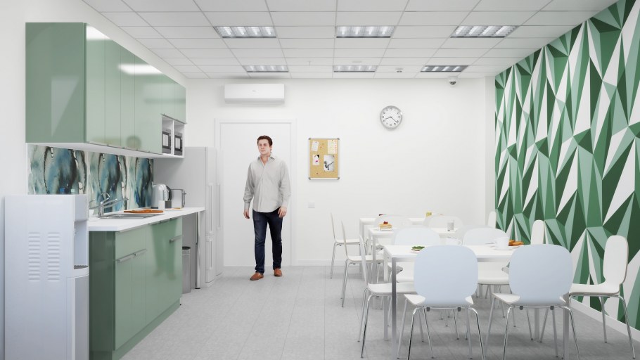 Офис EPAM интерьер