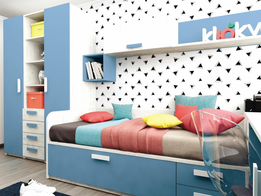 Детская кровать-чердак Пионер-1 ЯРОФФ