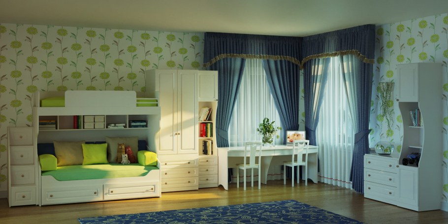 Подиум Бамбини с кроватью