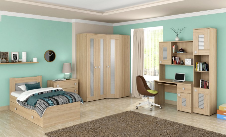 Детская кровать-чердак Пионер-1 ЯРОФФ