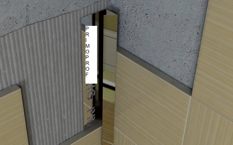 Трим алюминиевый для плитки