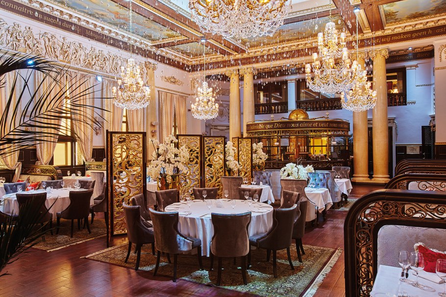 Брюссель отель Метрополь интерьер холлов