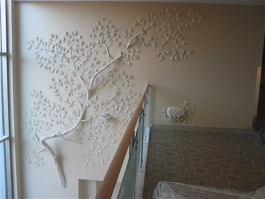 Гипс на стену декор