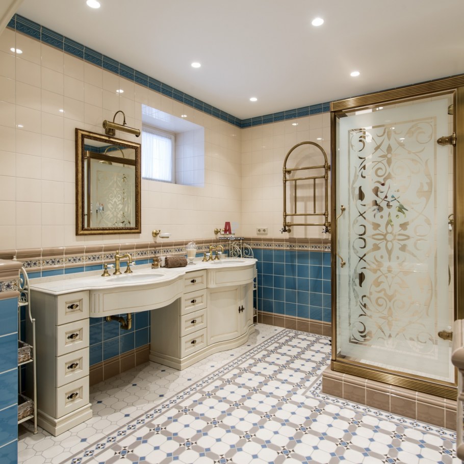 Ванная в английском стиле