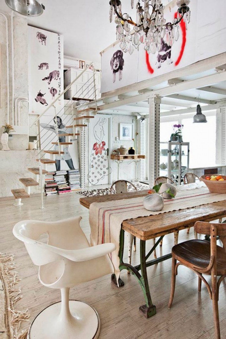 Эклектика лофт и Прованс