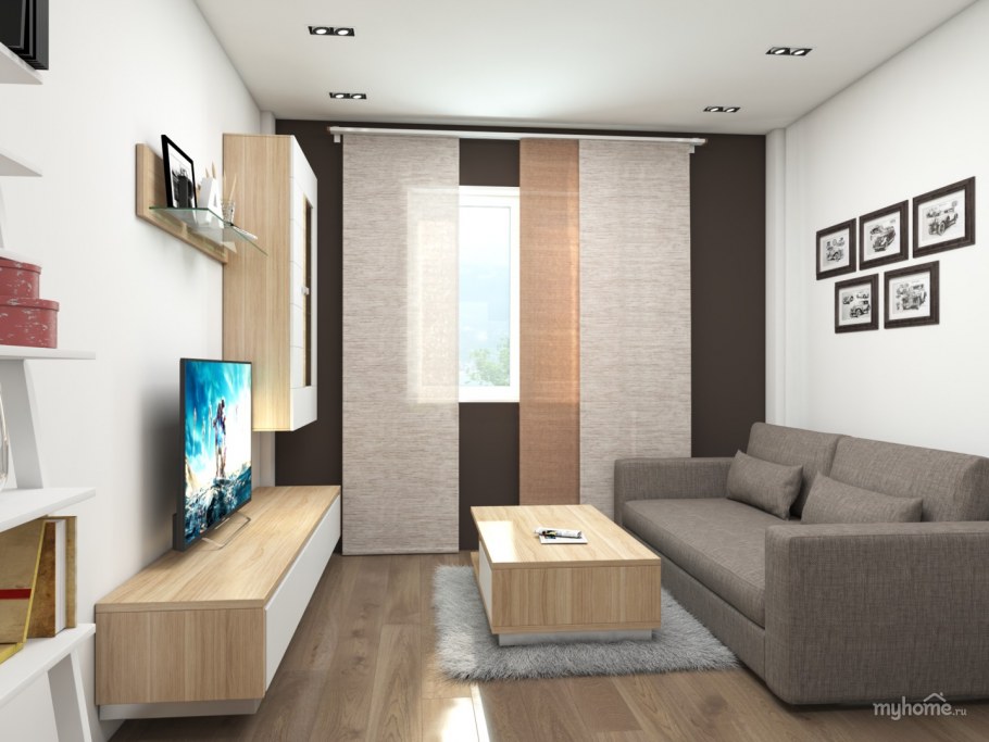 Интерьер в однушке эконом