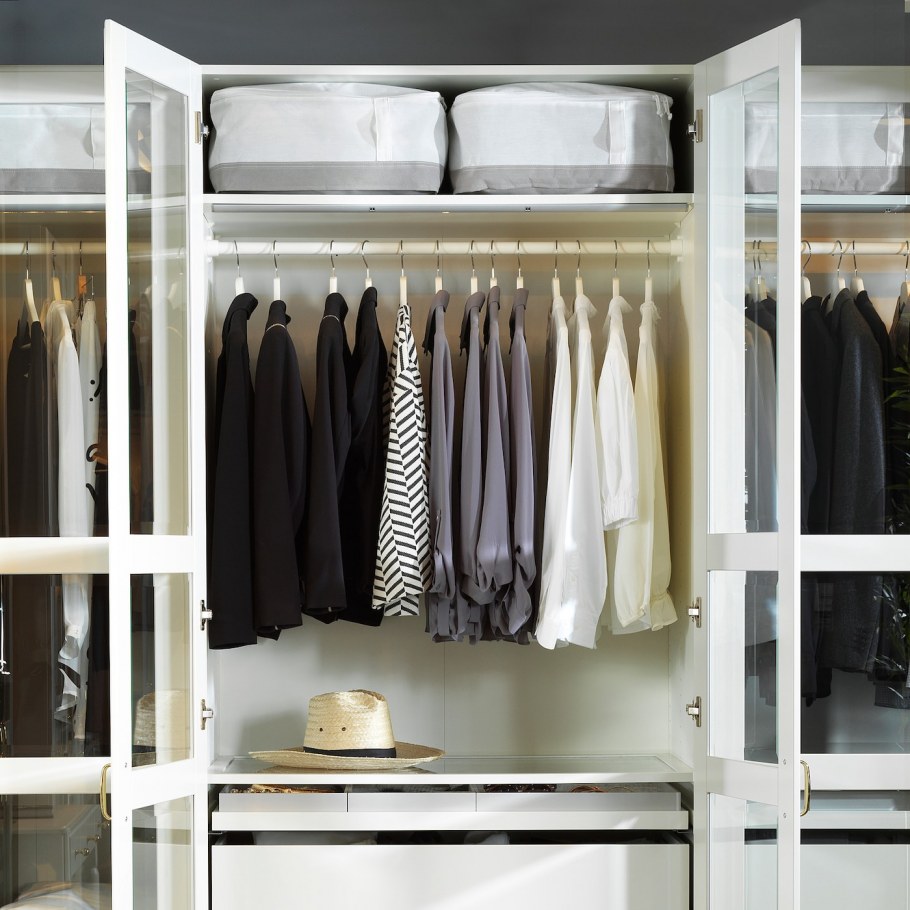 Гардеробная икеа АЛЬГОТ