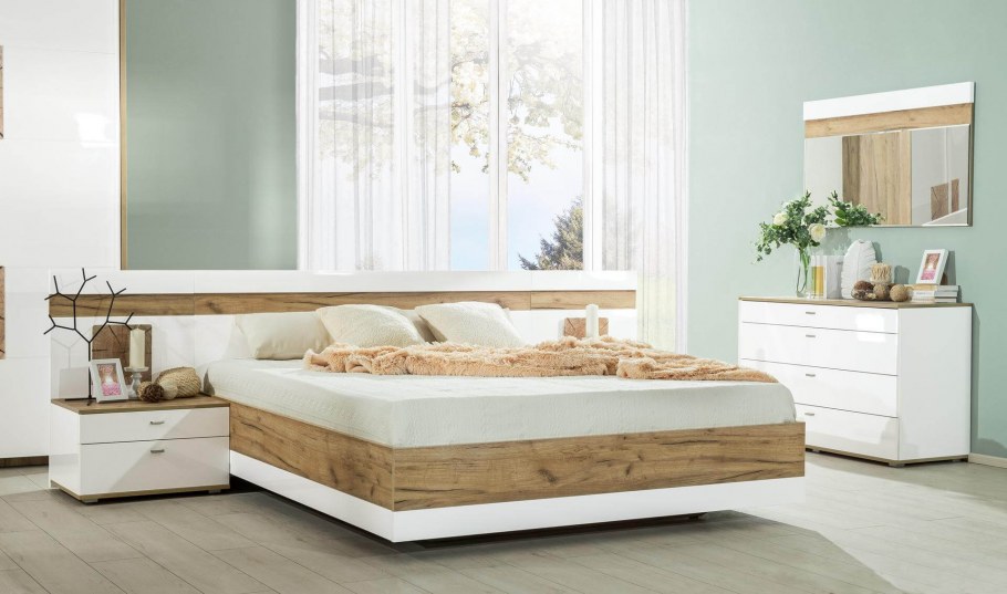 Кровать Марелла темный орех