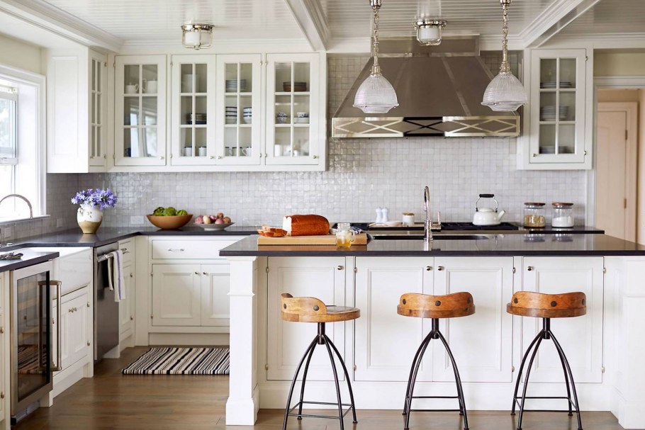 Интерьер маленькой кухни