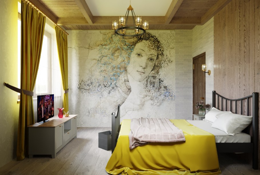 Интерьер со стилеобразующим элементом