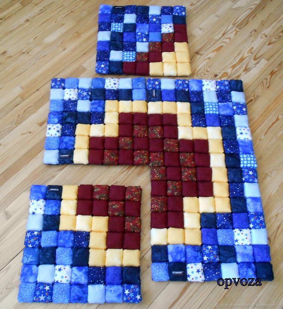 Пэчворк коврики на пол