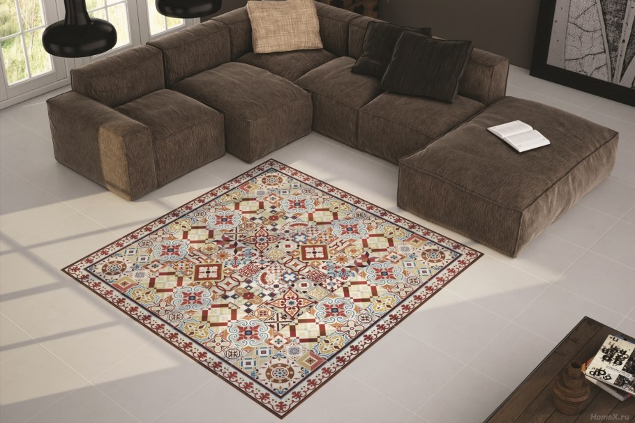 Ковер из плитки