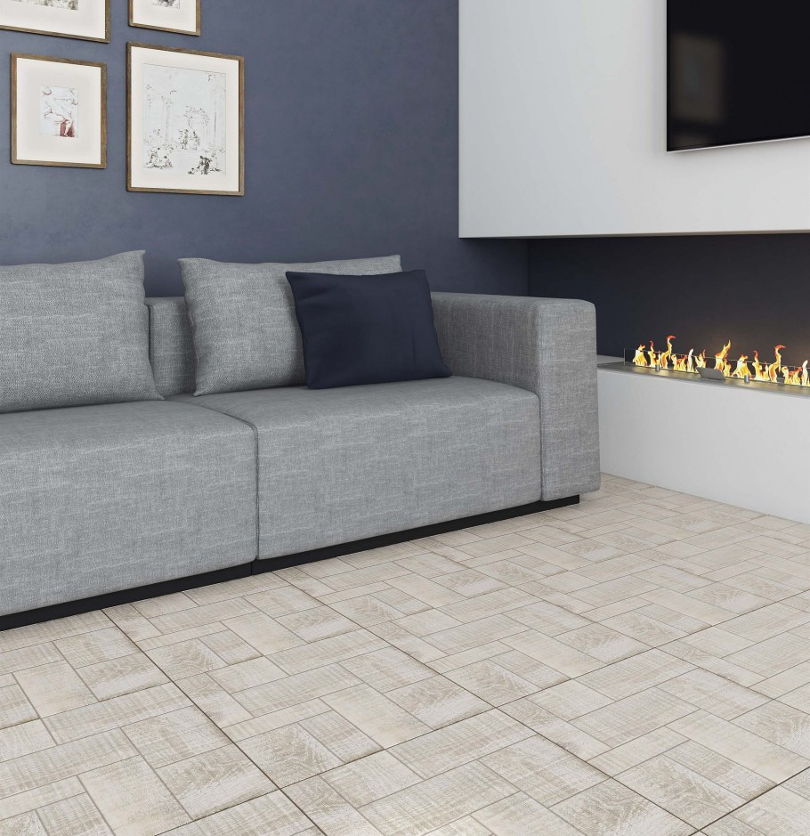 Плитка напольная 40х40 Каталония дуб беленый