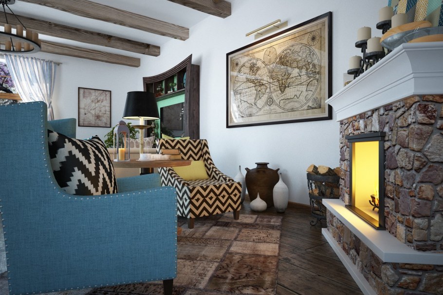 Этнический интерьер